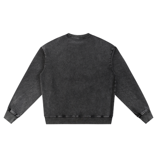 Western Starr Graphic Snow Wash Oversized Sweatshirt