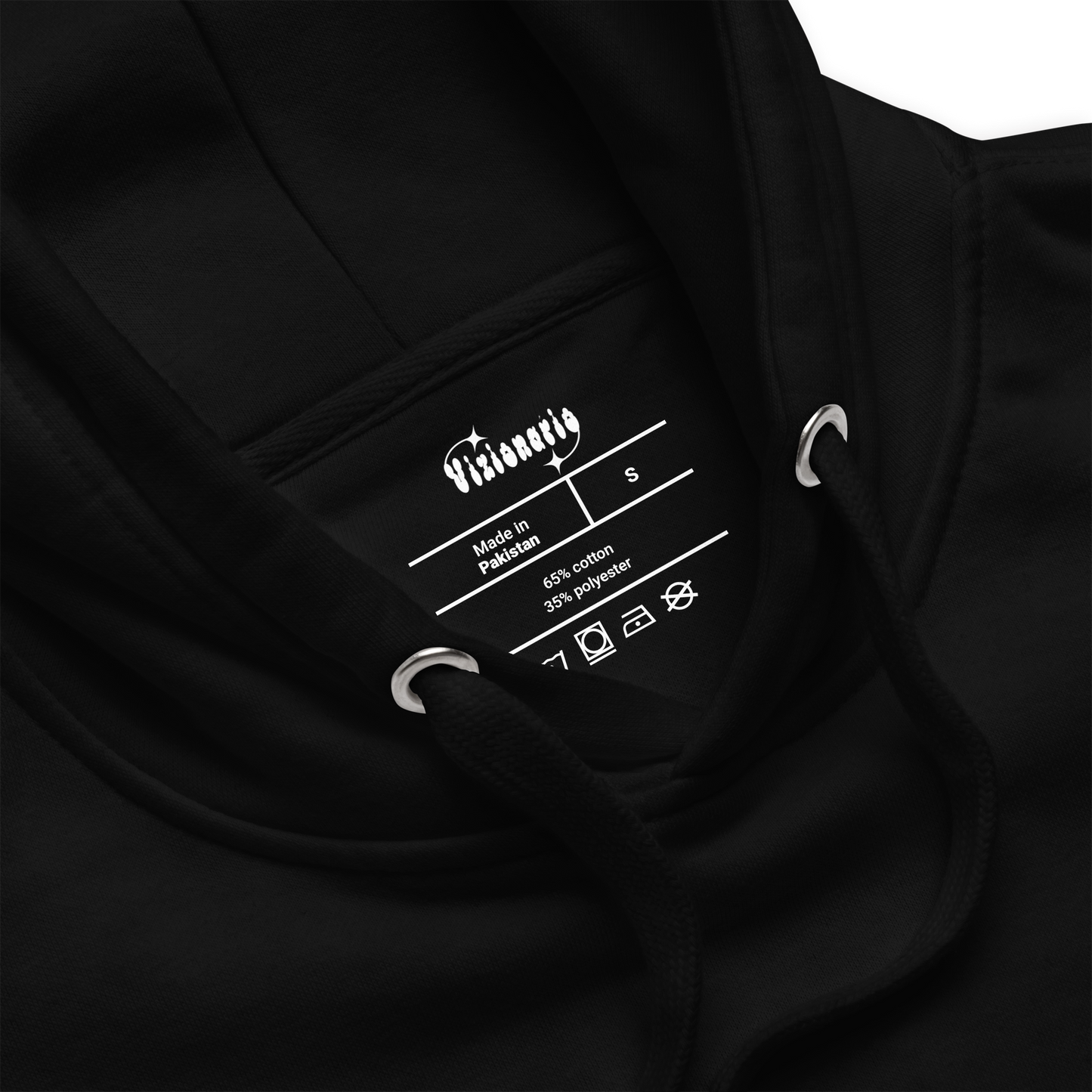 Embroidered Black/ White Shooting Star 2 Premium Hoodie