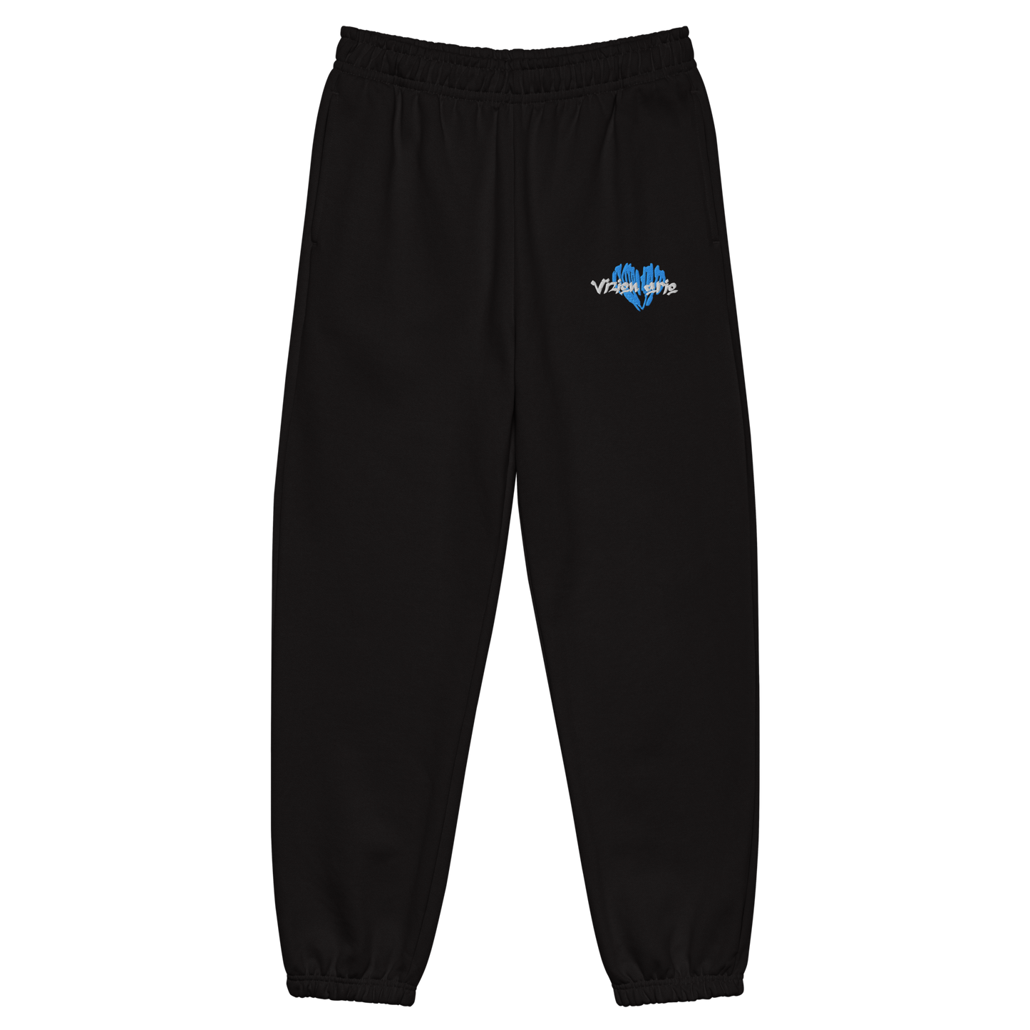 Embroidered Baggy Black Devotion Vol 2 sweatpants