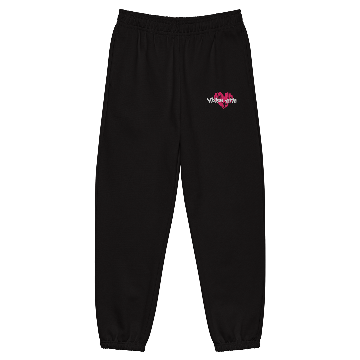 Embroidered Baggy Black Devotion Vol 2 sweatpants
