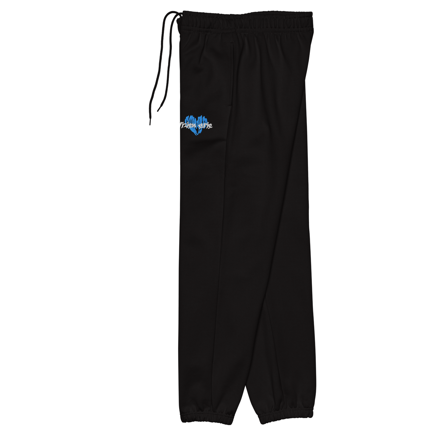 Embroidered Baggy Black Devotion Vol 2 sweatpants