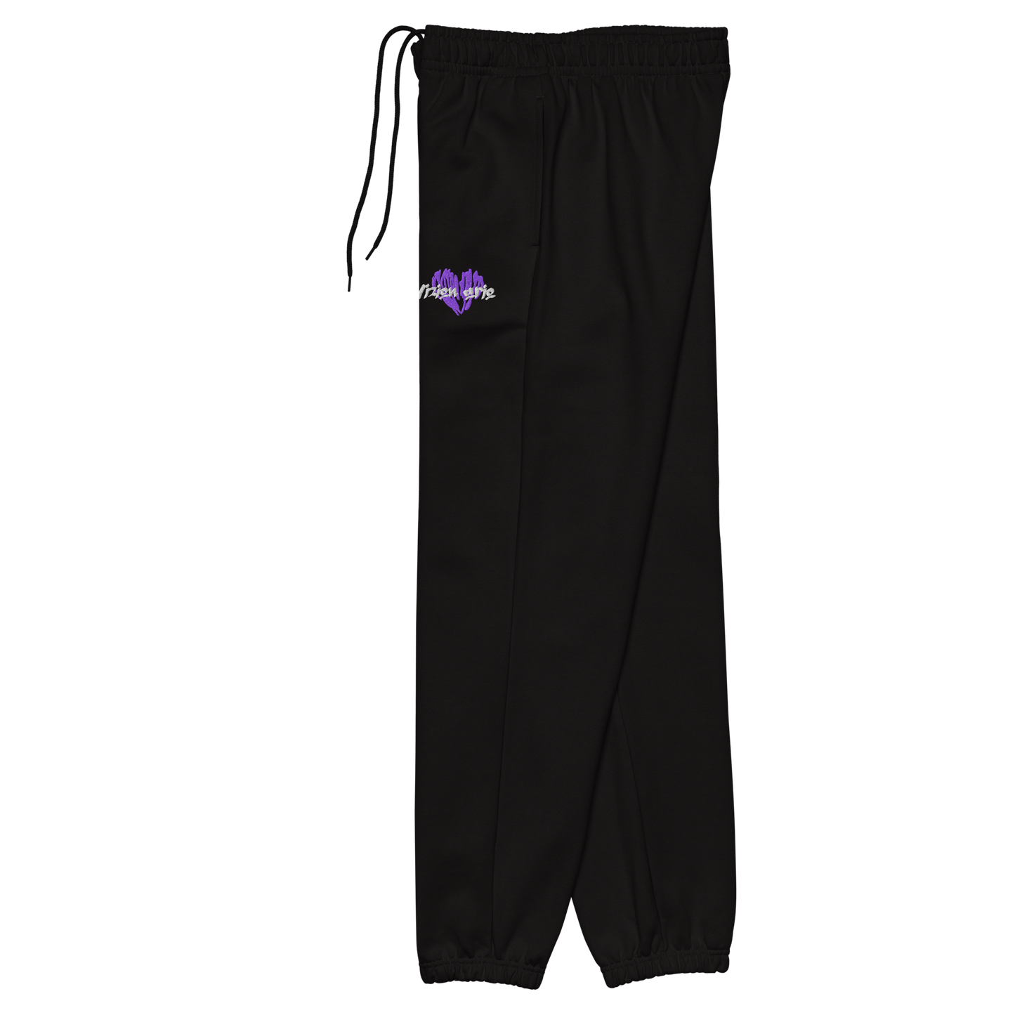 Embroidered Baggy Black Devotion Vol 2 sweatpants
