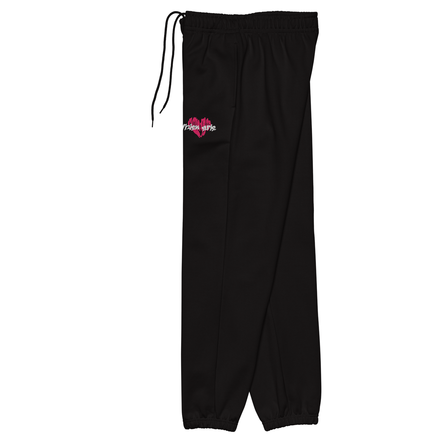 Embroidered Baggy Black Devotion Vol 2 sweatpants
