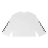 Iron Cross–style graphic Waffle Raw Edge Thermal