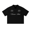 Vizionnáire Waffle Boxy Polo Shirt & Signature Vintage Wash Wide Jorts