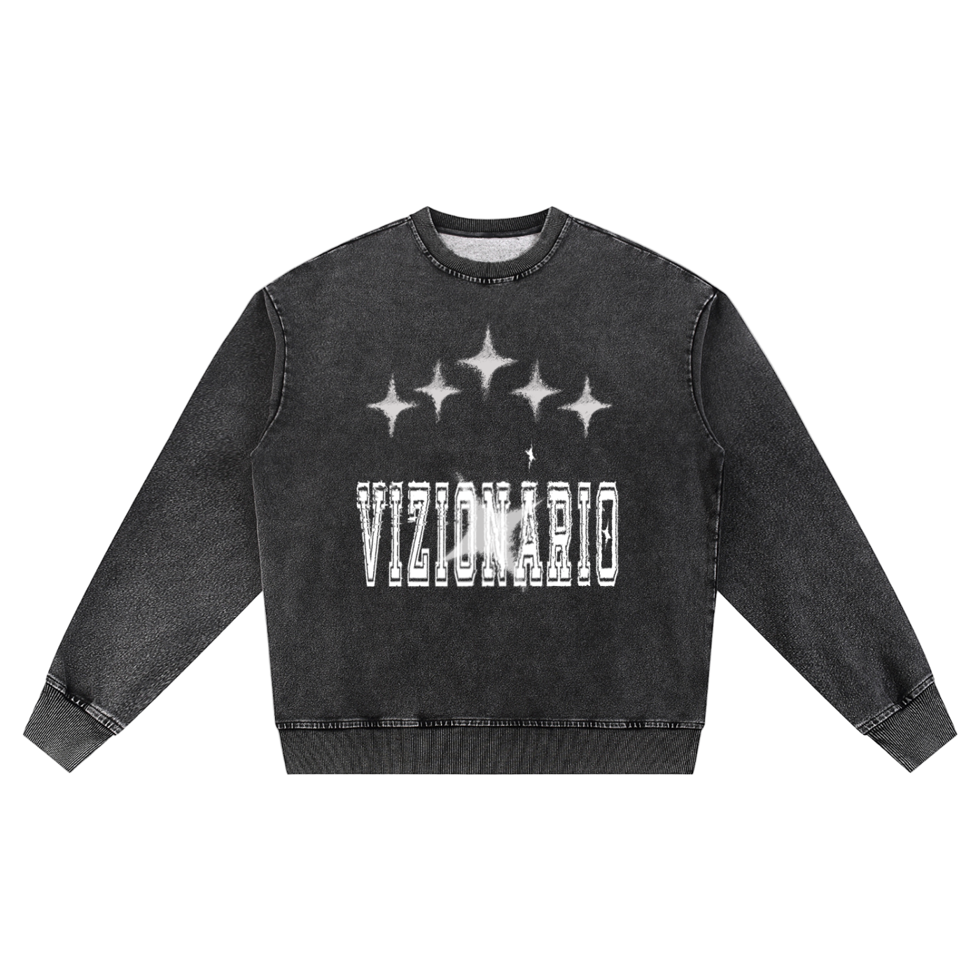 Western Starr Graphic Snow Wash Oversized Sweatshirt
