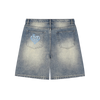 Slime Vizionário Faded Distressed Jorts