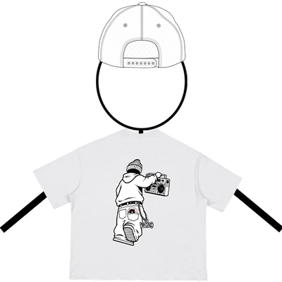 Street Noise Back Graphic Cotton Boxy Tee