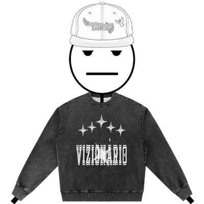 Western Starr Graphic Snow Wash Oversized Sweatshirt