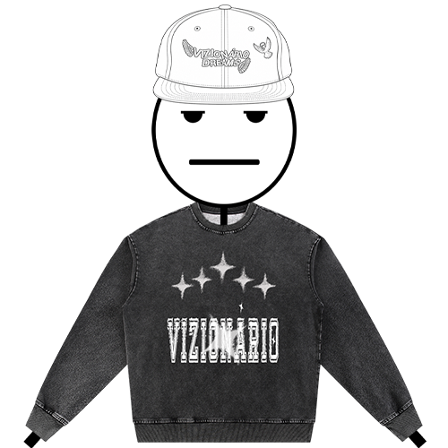 Western Starr Graphic Snow Wash Oversized Sweatshirt