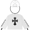 Iron Cross–style graphic Waffle Raw Edge Thermal
