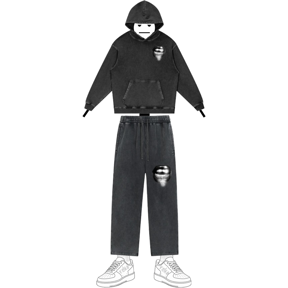 Crossbite Kiss Snow Wash Tracksuit