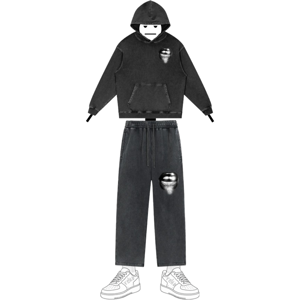 Crossbite Kiss Snow Wash Tracksuit