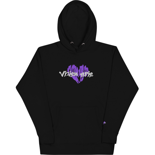 Embroidered Black Devotion Vol 2 Hoodie