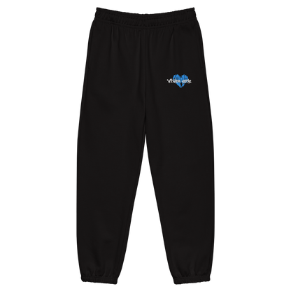 Embroidered Baggy Black Devotion Vol 2 sweatpants