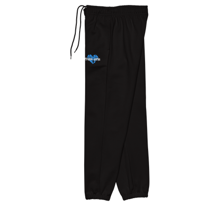 Embroidered Baggy Black Devotion Vol 2 sweatpants