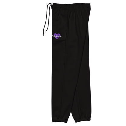 Embroidered Baggy Black Devotion Vol 2 sweatpants