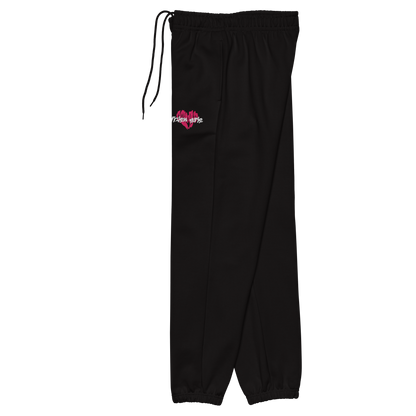 Embroidered Baggy Black Devotion Vol 2 sweatpants